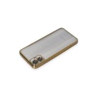 Newface Samsung Galaxy A05 Kılıf Razer Lensli Silikon - Gold