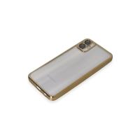 Newface Samsung Galaxy A05 Kılıf Razer Lensli Silikon - Gold