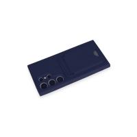 Newface Samsung Galaxy S24 Ultra Kılıf Kelvin Kartvizitli Silikon - Lacivert