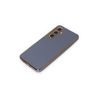 Newface Samsung Galaxy S24 Kılıf Volet Silikon - Mavi