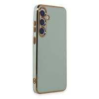 Newface Samsung Galaxy S24 Kılıf Volet Silikon - Açık Yeşil