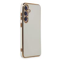 Newface Samsung Galaxy S24 Plus Kılıf Volet Silikon - Beyaz