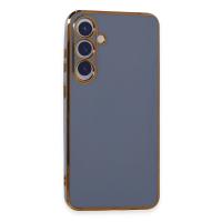 Newface Samsung Galaxy S24 Plus Kılıf Volet Silikon - Mavi