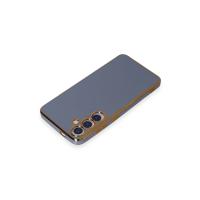 Newface Samsung Galaxy S24 Plus Kılıf Volet Silikon - Mavi