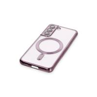 Newface Samsung Galaxy S22 Kılıf Kross Magneticsafe Kapak - Mor