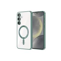 Newface Samsung Galaxy S23 Kılıf Kross Magneticsafe Kapak - Koyu Yeşil