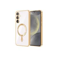 Newface Samsung Galaxy S23 Plus Kılıf Kross Magneticsafe Kapak - Gold