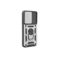 Newface Samsung Galaxy S24 Kılıf Pars Lens Yüzüklü Silikon - Gümüş