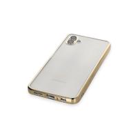 Newface Samsung Galaxy A04 Kılıf Razer Lensli Silikon - Gold