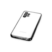 Newface Samsung Galaxy A32 Kılıf Razer Lensli Silikon - Siyah