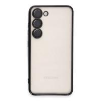 Newface Samsung Galaxy S24 Kılıf Razer Lensli Silikon - Siyah