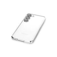 Newface Samsung Galaxy S24 Kılıf Razer Lensli Silikon - Gümüş