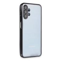 Newface Samsung Galaxy A13 4G Kılıf Razer Lensli Silikon - Siyah