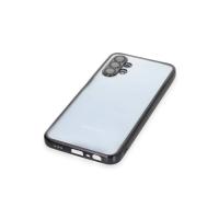 Newface Samsung Galaxy A13 4G Kılıf Razer Lensli Silikon - Siyah