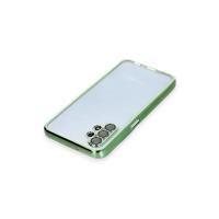 Newface Samsung Galaxy A13 4G Kılıf Razer Lensli Silikon - Yeşil