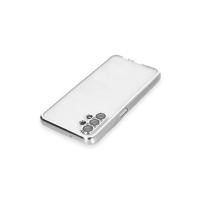 Newface Samsung Galaxy A13 4G Kılıf Razer Lensli Silikon - Gümüş