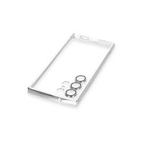 Newface Samsung Galaxy S24 Ultra Kılıf Razer Lensli Silikon - Mor