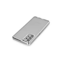 Newface Samsung Galaxy A23 4G Kılıf Razer Lensli Silikon - Gümüş