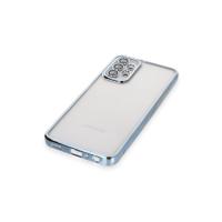 Newface Samsung Galaxy A23 4G Kılıf Razer Lensli Silikon - Açık Mavi