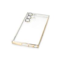 Newface Samsung Galaxy S24 Ultra Kılıf Razer Lensli Silikon - Gümüş