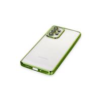 Newface Samsung Galaxy A33 5G Kılıf Razer Lensli Silikon - Yeşil