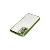 Newface Samsung Galaxy A73 5G Kılıf Razer Lensli Silikon - Yeşil