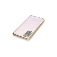 Newface Samsung Galaxy S20 FE Kılıf Razer Lensli Silikon - Gold