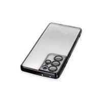 Newface Samsung Galaxy S21 Ultra Kılıf Razer Lensli Silikon - Siyah