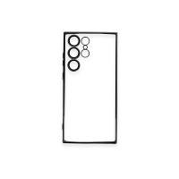 Newface Samsung Galaxy S23 Ultra Kılıf Razer Lensli Silikon - Siyah