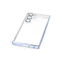 Newface Samsung Galaxy S23 Ultra Kılıf Razer Lensli Silikon - Açık Mavi