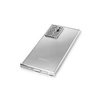 Newface Samsung Galaxy Note 20 Ultra Kılıf Razer Lensli Silikon - Gümüş