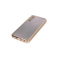 Newface Samsung Galaxy A14 4G Kılıf Razer Lensli Silikon - Gold