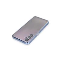 Newface Samsung Galaxy A14 4G Kılıf Razer Lensli Silikon - Açık Mavi