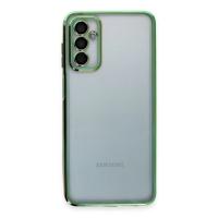 Newface Samsung Galaxy M23 Kılıf Razer Lensli Silikon - Yeşil