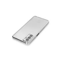 Newface Samsung Galaxy M23 Kılıf Razer Lensli Silikon - Gümüş