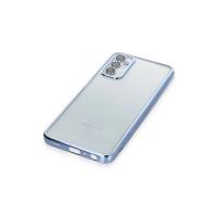 Newface Samsung Galaxy M23 Kılıf Razer Lensli Silikon - Açık Mavi