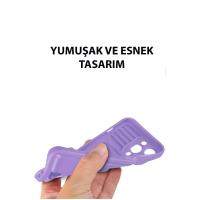 Newface Samsung Galaxy A55 5G Kılıf Zuma Kartvizitli Yüzüklü Silikon - Kırmızı