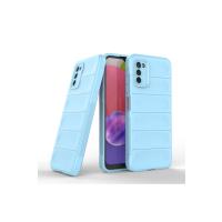 Newface Samsung Galaxy A03S Kılıf Optimum Silikon - Sky Blue