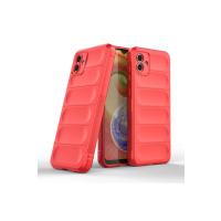 Newface Samsung Galaxy A04 Kılıf Optimum Silikon - Kırmızı