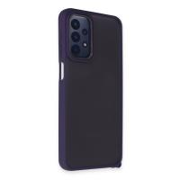 Newface Samsung Galaxy A23 4G Kılıf Elegant Kapak - Derin Mor