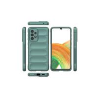 Newface Samsung Galaxy A33 5G Kılıf Optimum Silikon - Koyu Yeşil