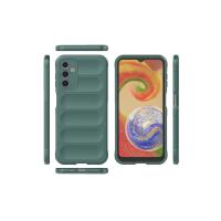 Newface Samsung Galaxy A14 4G Kılıf Optimum Silikon - Koyu Yeşil