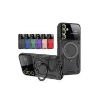 Newface Samsung Galaxy A05S Kılıf Joy Lens Standlı Kapak - Siyah