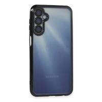Newface Samsung Galaxy A35 5G Kılıf Razer Lensli Silikon - Siyah
