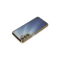 Newface Samsung Galaxy A35 5G Kılıf Razer Lensli Silikon - Gold