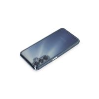 Newface Samsung Galaxy A55 5G Kılıf Razer Lensli Silikon - Sierra Blue