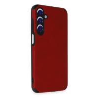 Newface Samsung Galaxy A35 5G Kılıf Loop Deri Silikon - Kırmızı