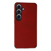 Newface Samsung Galaxy S24 Kılıf Loop Deri Silikon - Kırmızı