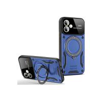 Newface Samsung Galaxy A06 Kılıf Joy Lens Standlı Kapak - Lacivert