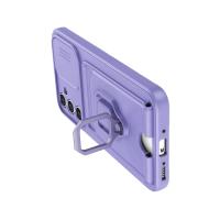 Newface Samsung Galaxy A36 Kılıf Zuma Kartvizitli Yüzüklü Silikon - Lila